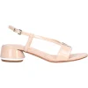 Sandalo con tacco basso Albano da donna nude