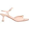 Sandalo con tacco basso Albano da donna nude