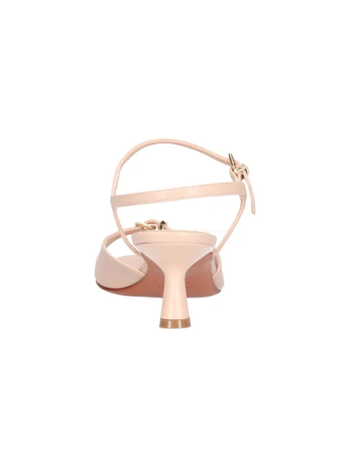 Sandalo con tacco basso Albano da donna nude