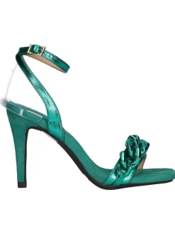 Sandalo con tacco fino Menbur da donna verde
