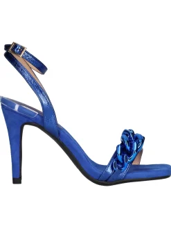 Sandalo con tacco fino Menbur da donna bluette