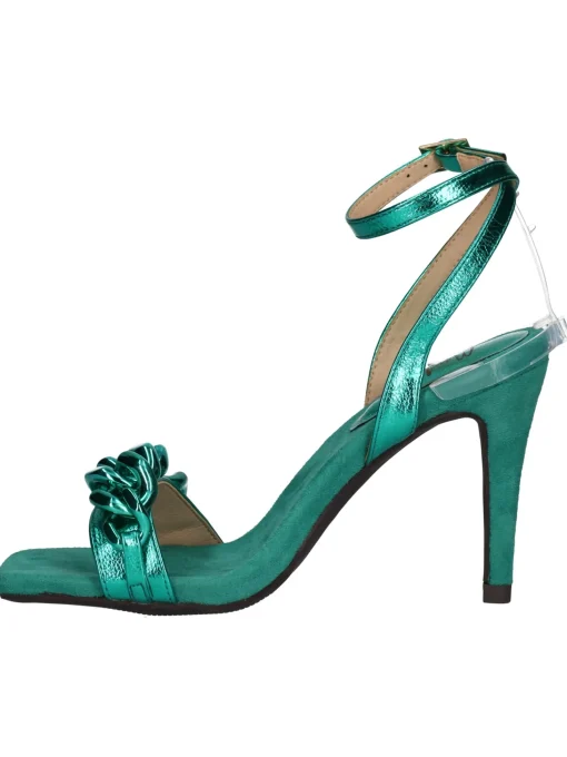 Sandalo con tacco fino Menbur da donna verde