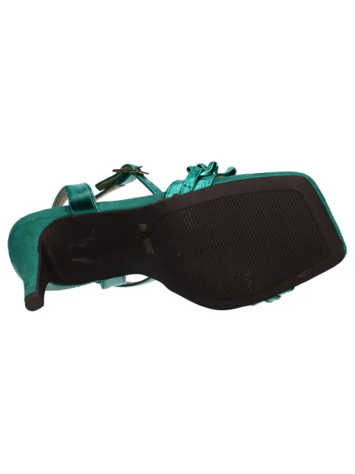 Sandalo con tacco fino Menbur da donna verde