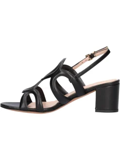 Sandalo con tacco largo Albano da donna nero