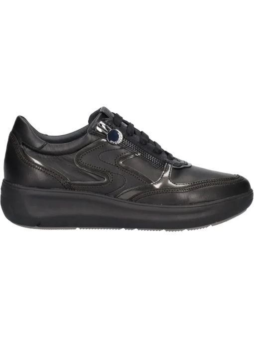 Scarpa casual con zeppa bassa Stonefly Rock 27 da donna nera