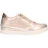 Scarpa casual con zeppa Stonefly Cream 52 da donna taupe laminata