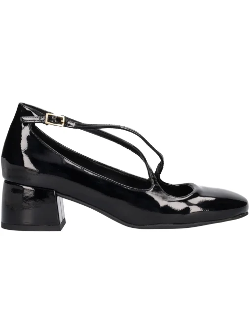 Scarpa con tacco basso Cristin da donna nera