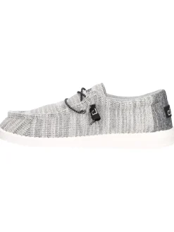 Scarpa slip on Hey Dude Wally Stretch da uomo grigia