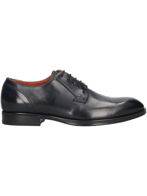 Scarpa stringata Nero Giardini da uomo blu scuro