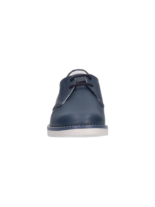 Scarpa stringata Nero Giardini da bambino blu
