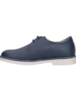 Scarpa stringata Nero Giardini da bambino blu