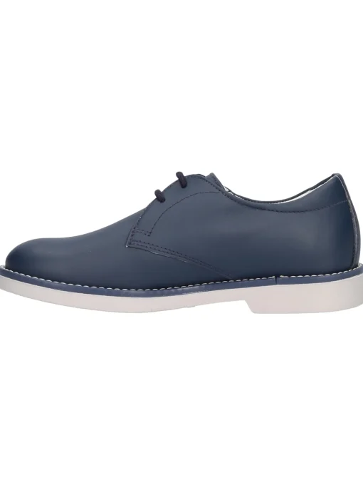 Scarpa stringata Nero Giardini da bambino blu