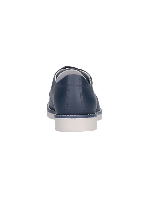 Scarpa stringata Nero Giardini da bambino blu
