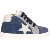 Sneaker alta Balducci primi passi bambino blu