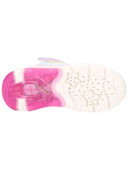 Sneaker Geox Fadinlight da bambina bianca glitter