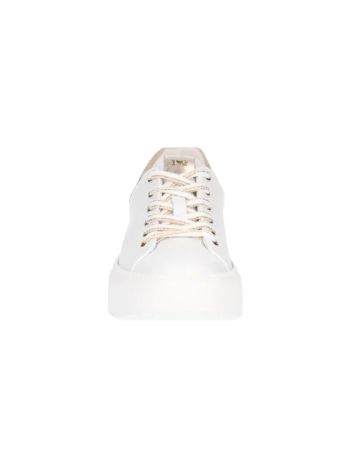 Sneaker platform Nero Giardini da donna bianca