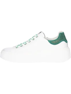 Sneaker platform Nero Giardini da donna bianca