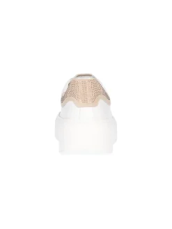 Sneaker platform Nero Giardini da donna bianca