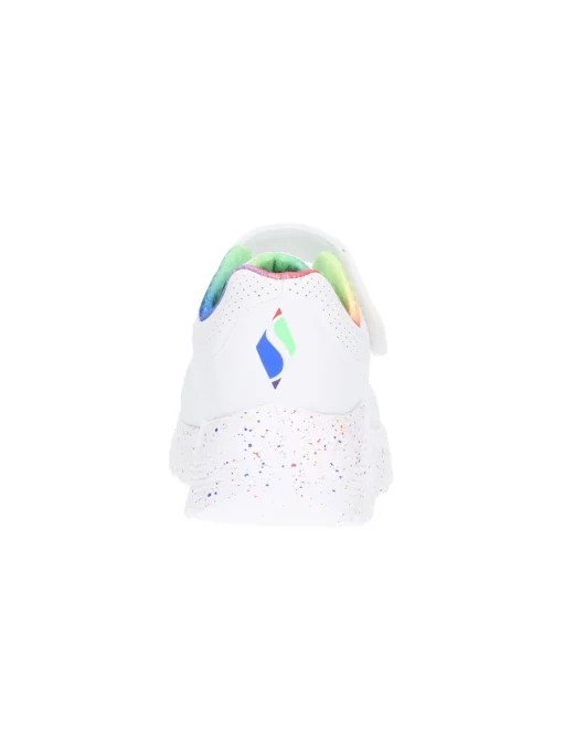 Sneaker Skechers Uno da bambina bianca