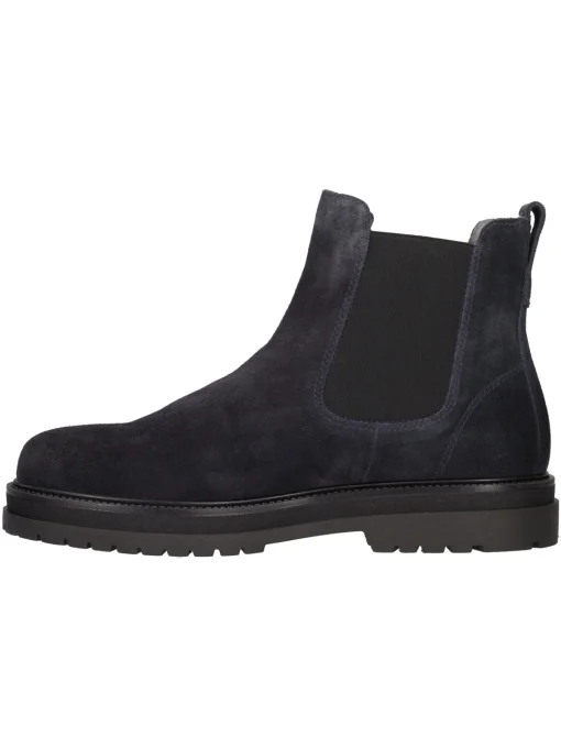 Stivaletto Nero Giardini da uomo blu