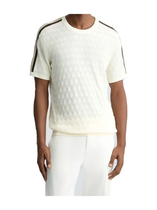 T-shirt a maniche corte Liu Jo da uomo bianco latte