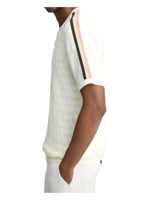 T-shirt a maniche corte Liu Jo da uomo bianco latte