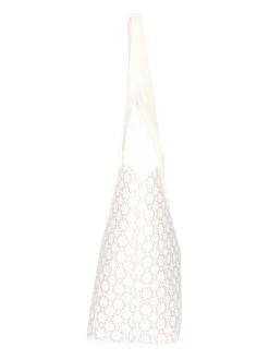 Borsa shopping Nero Giardini da donna bianca