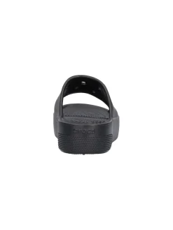 Ciabatta platform Crocs da donna nera