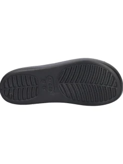 Ciabatta platform Crocs da donna nera