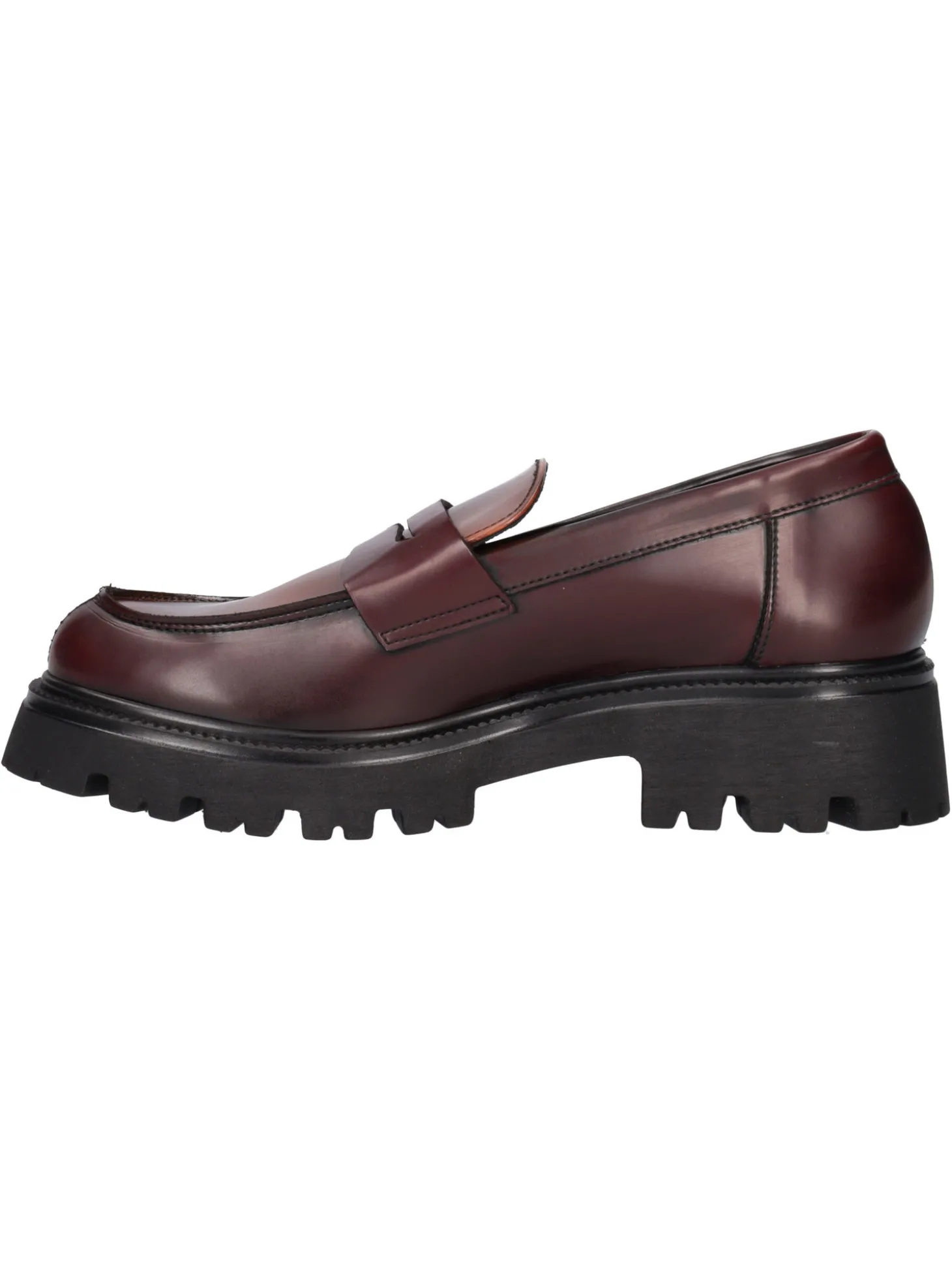 Mocassino Liviana da donna bordeaux