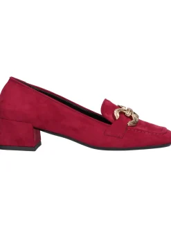 Mocassino tacco basso Liviana da donna bordeaux