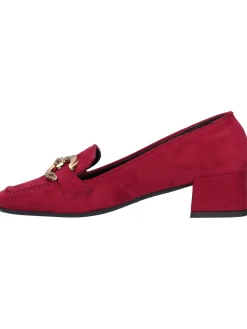 Mocassino tacco basso Liviana da donna bordeaux