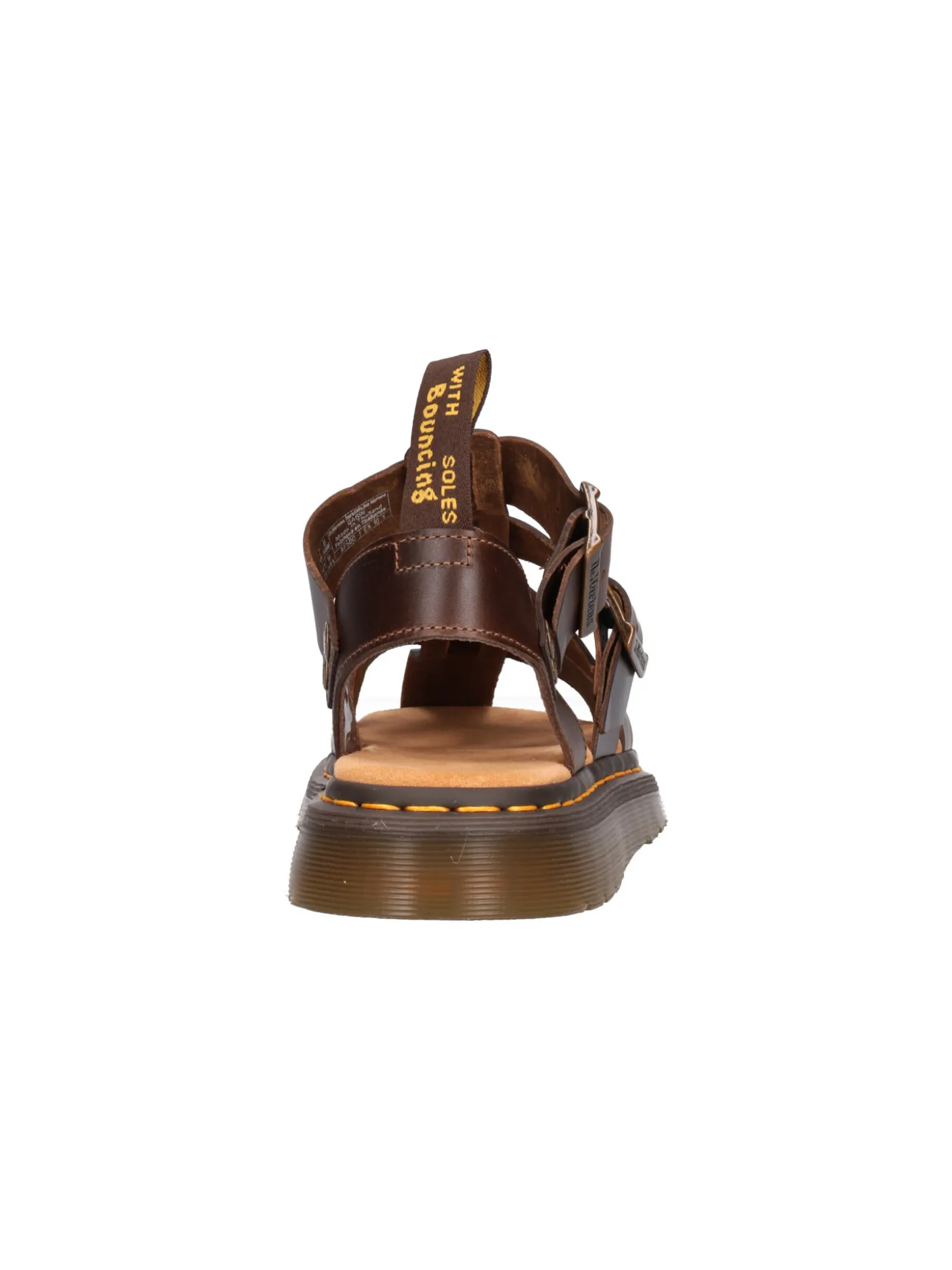 Sandalo chiuso Dr Martens Garin da uomo marrone