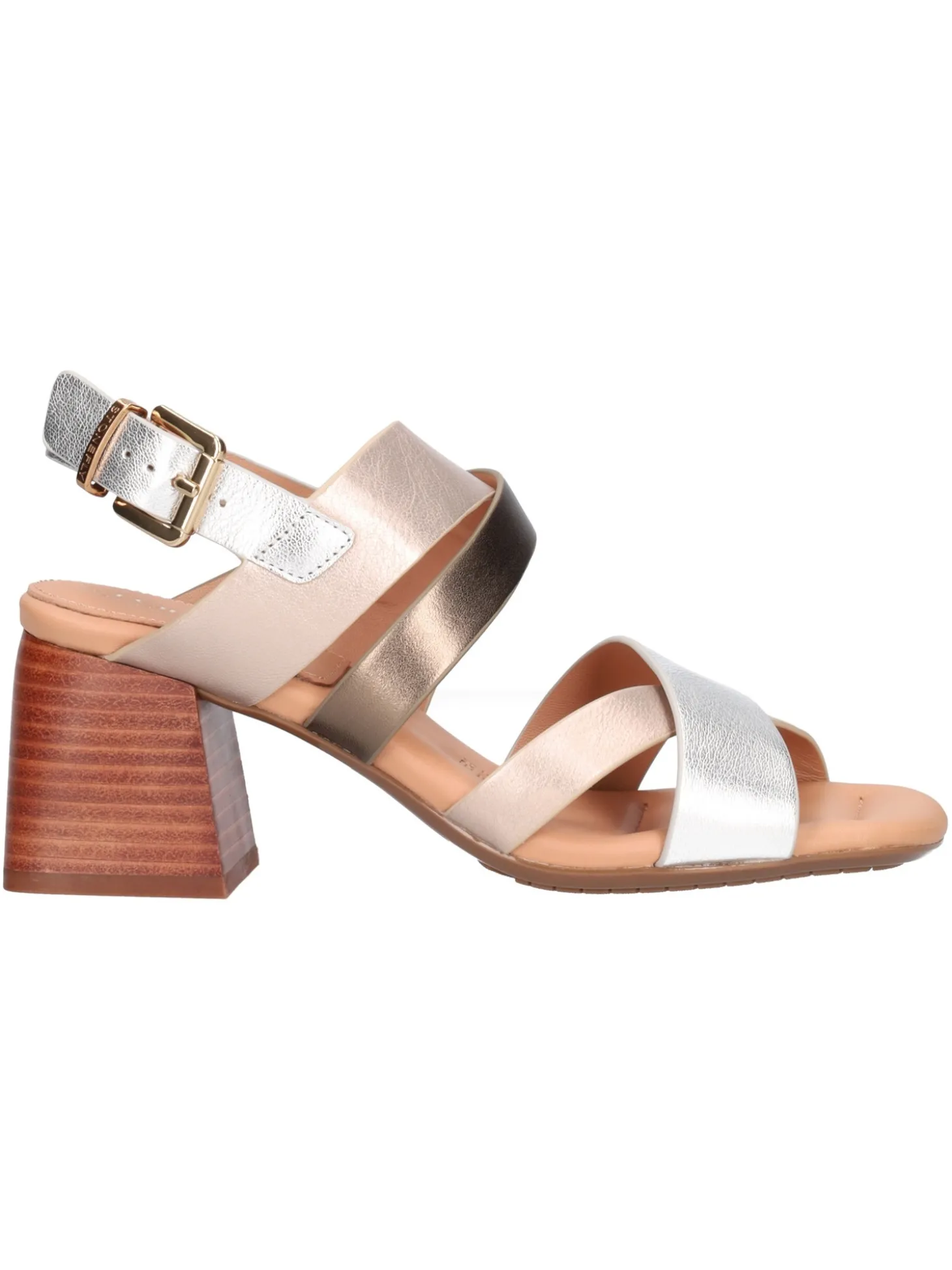 Sandalo con tacco largo Stonefly Talitha da donna multicolor