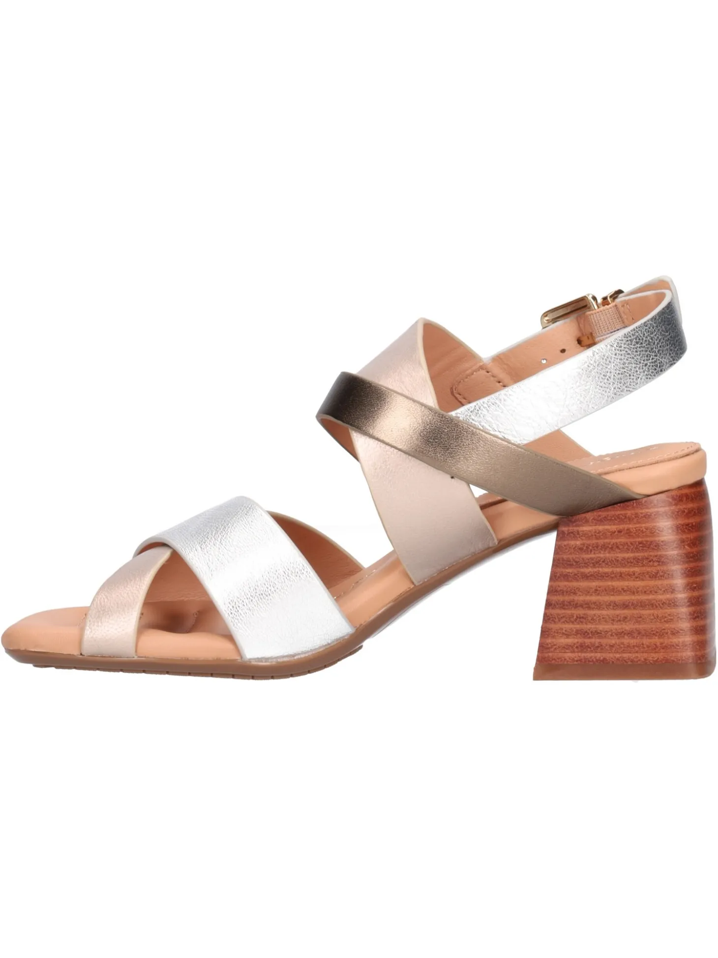 Sandalo con tacco largo Stonefly Talitha da donna multicolor