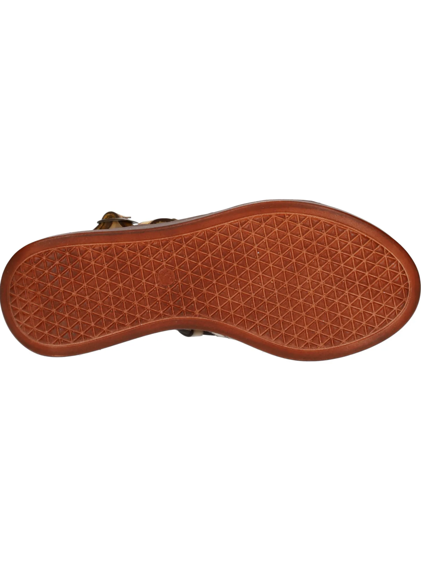 Sandalo con zeppa Nuova Cuoieria da donna giallo