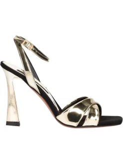 Sandalo elegante con tacco fino Albano da donna platino