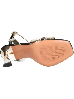 Sandalo elegante con tacco fino Albano da donna platino