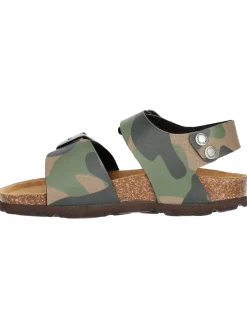 Sandalo Grunland da bambino verde militare