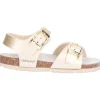 Sandalo Grunland primi passi bambina platino