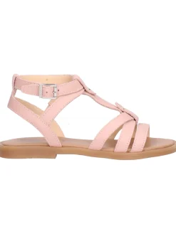 Sandalo Nero Giardini da bambina rosa