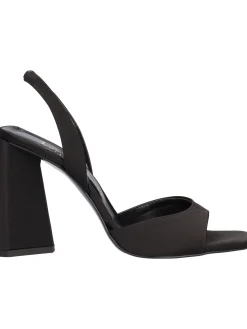 Sandalo tacco largo Liviana da donna nero