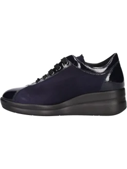 Scarpa casual con zeppa Melluso Walk da donna blu