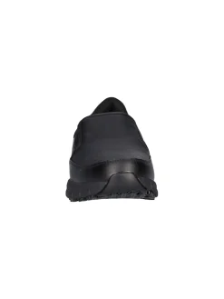 Scarpa slip on da lavoro Skechers da uomo nera