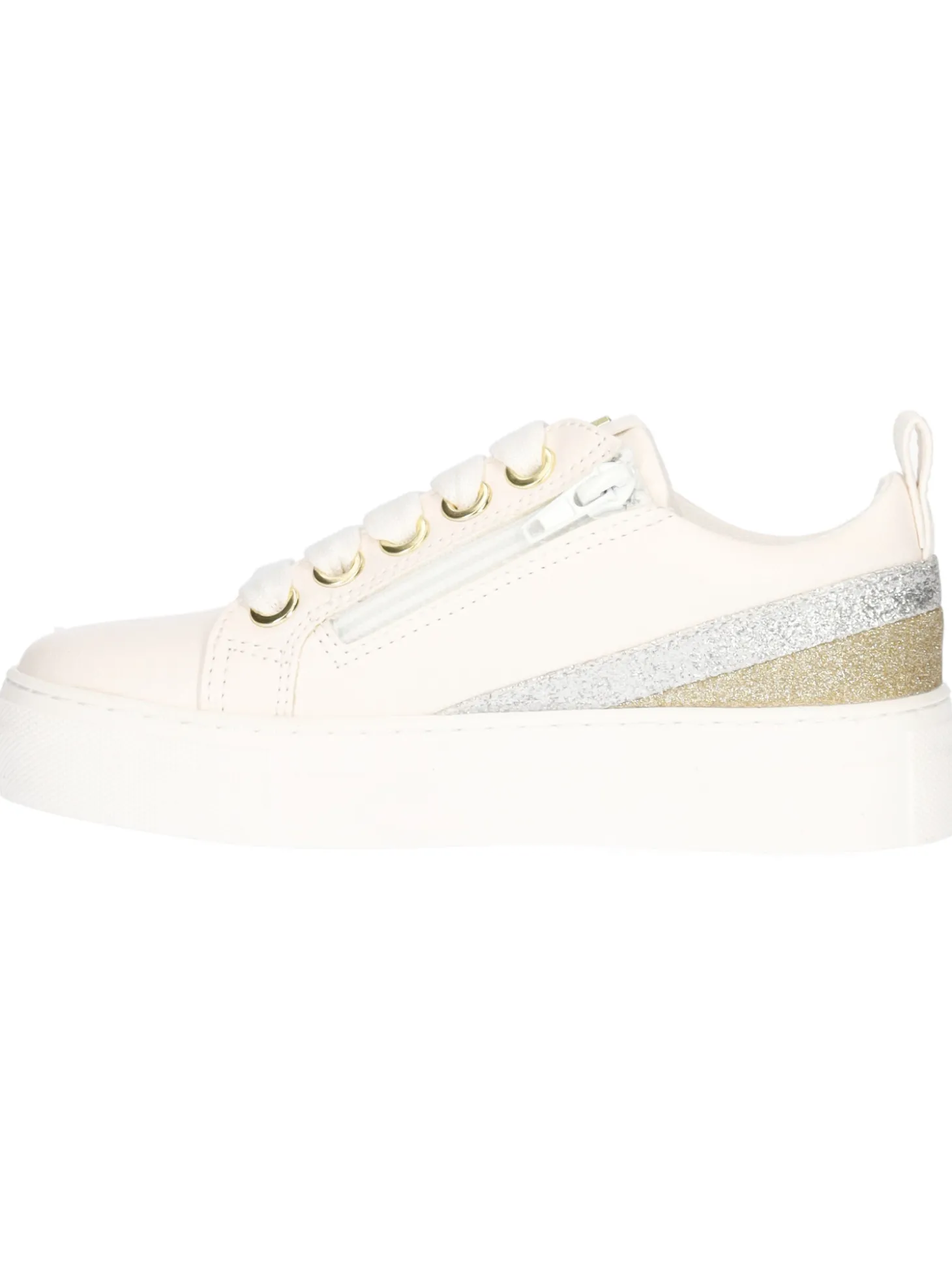 Sneaker Asso da bambina avorio