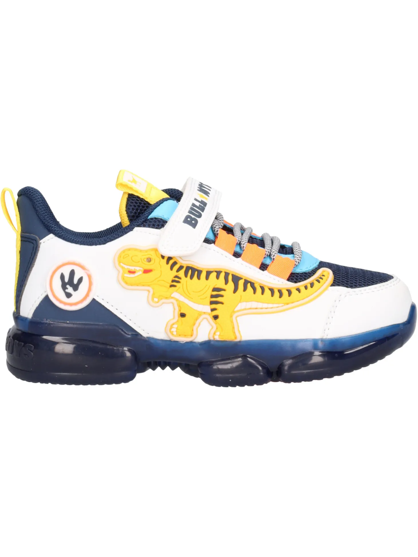 Sneaker Bull Boys T-Rex da bambino bianca