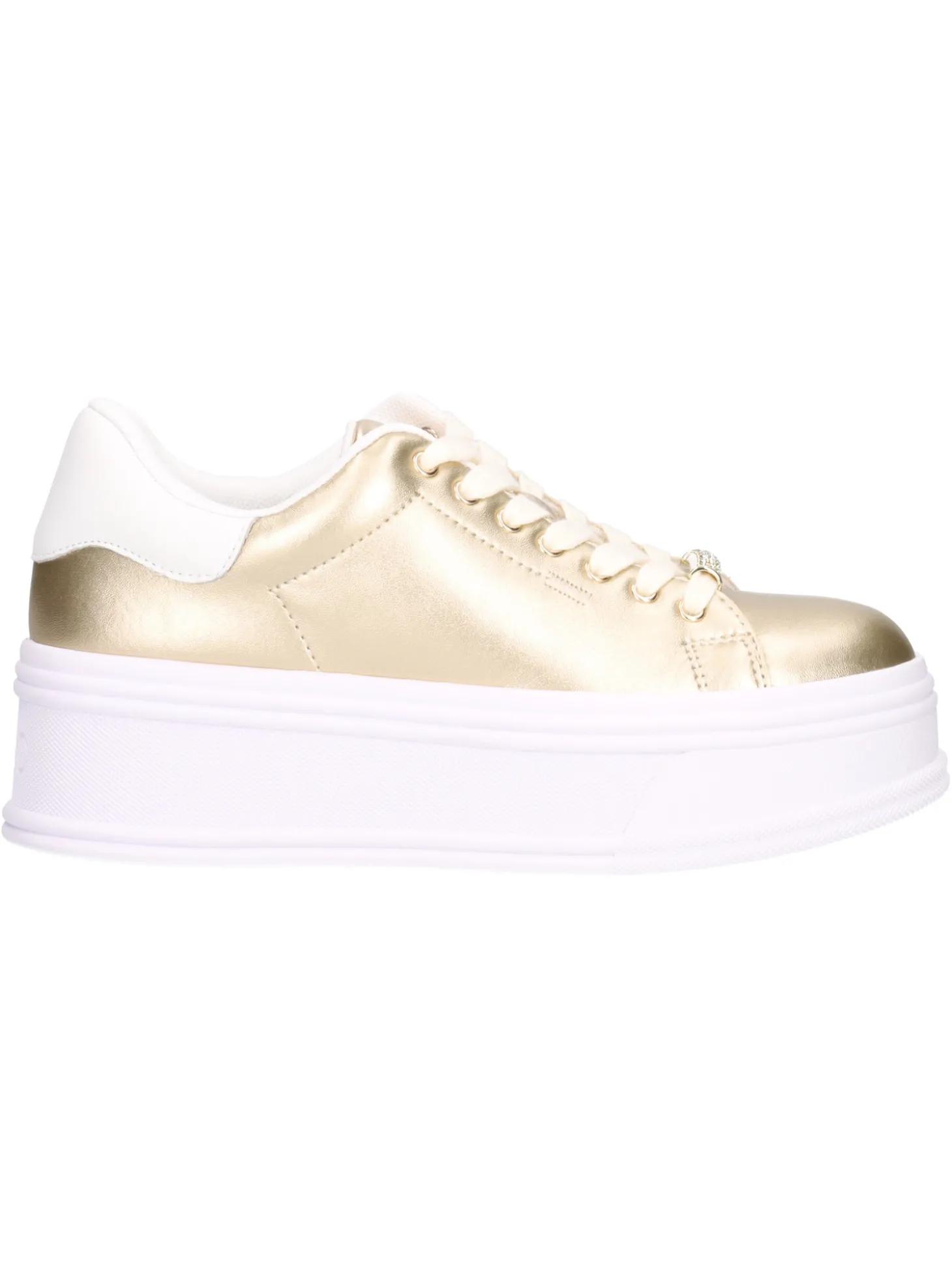 Sneaker platform Liu Jo Selma 16 da donna oro metallizzata