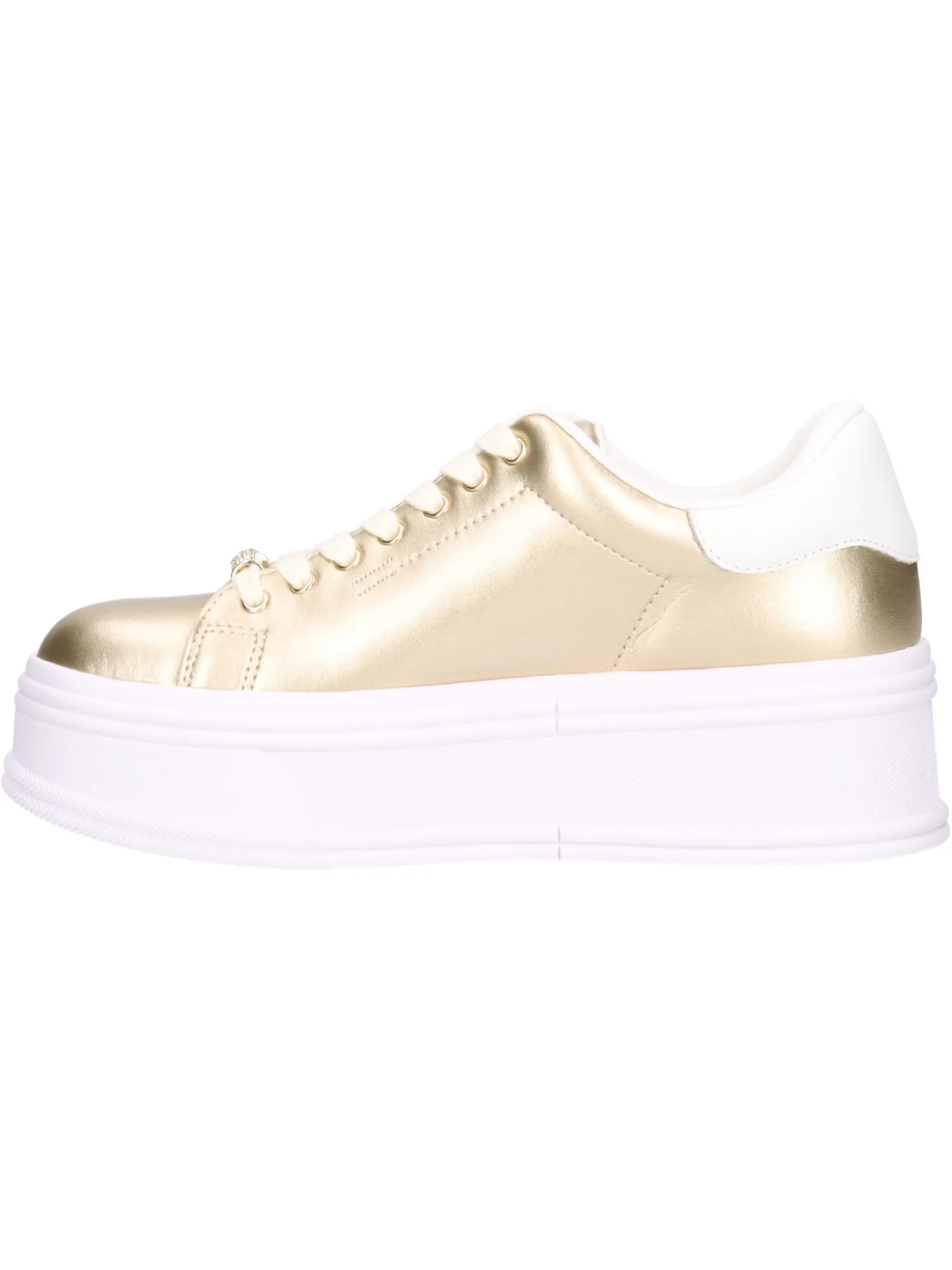 Sneaker platform Liu Jo Selma 16 da donna oro metallizzata