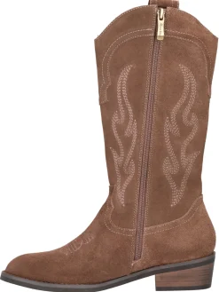 Stivale tacco basso Alma Blue da donna taupe