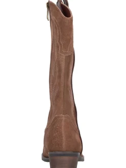 Stivale tacco basso Alma Blue da donna taupe